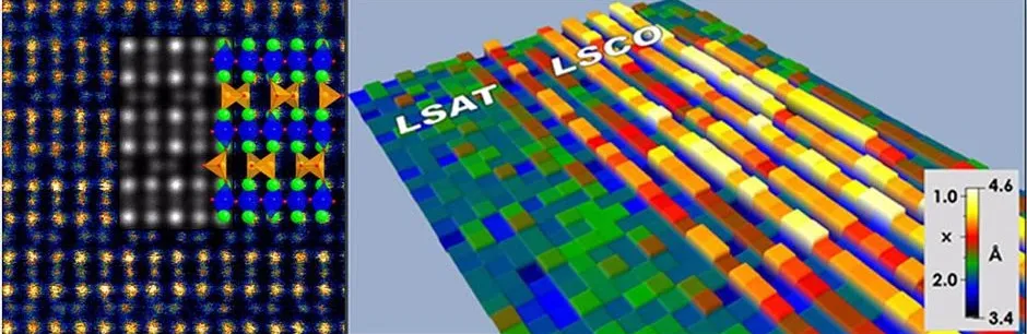 Oxygen vacancy mapping for solid oxide fuel cell cathode materials